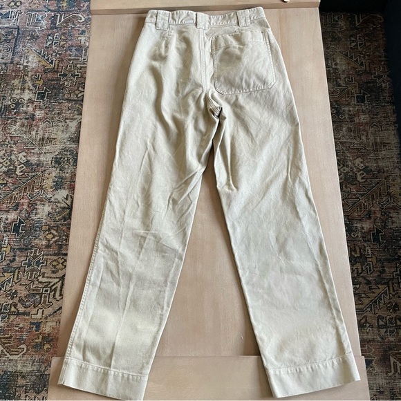 MHL / Margaret Howell Cotton Twill Pleated Work Trouser - Picture 8 of 11